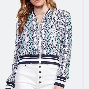 JACK by BBDakota Snake the lead crop jacket.